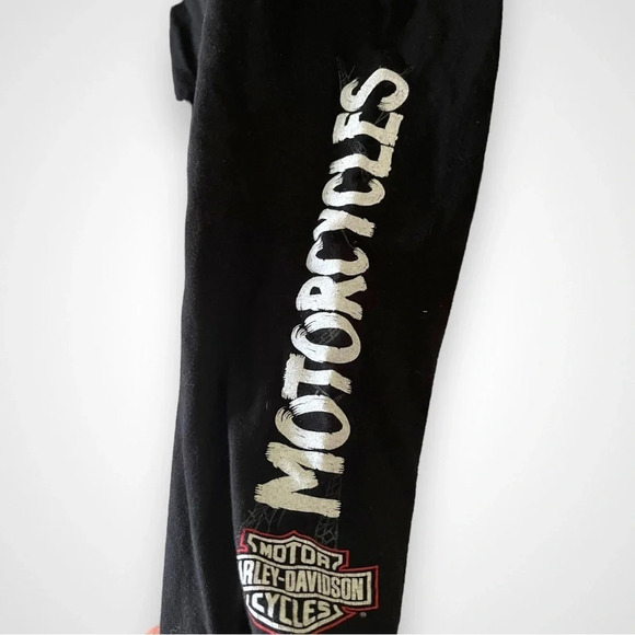 HARLEY‎ DAVIDSON Plus Size Black Widow Womens Long Sleeve T Shirt  |2XL - Picture 4 of 6